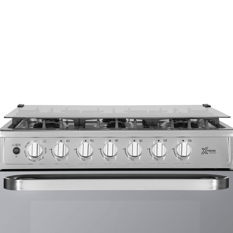 Estufa de Piso Midea 30' Xtreme Chef-Air Acero Inoxidable