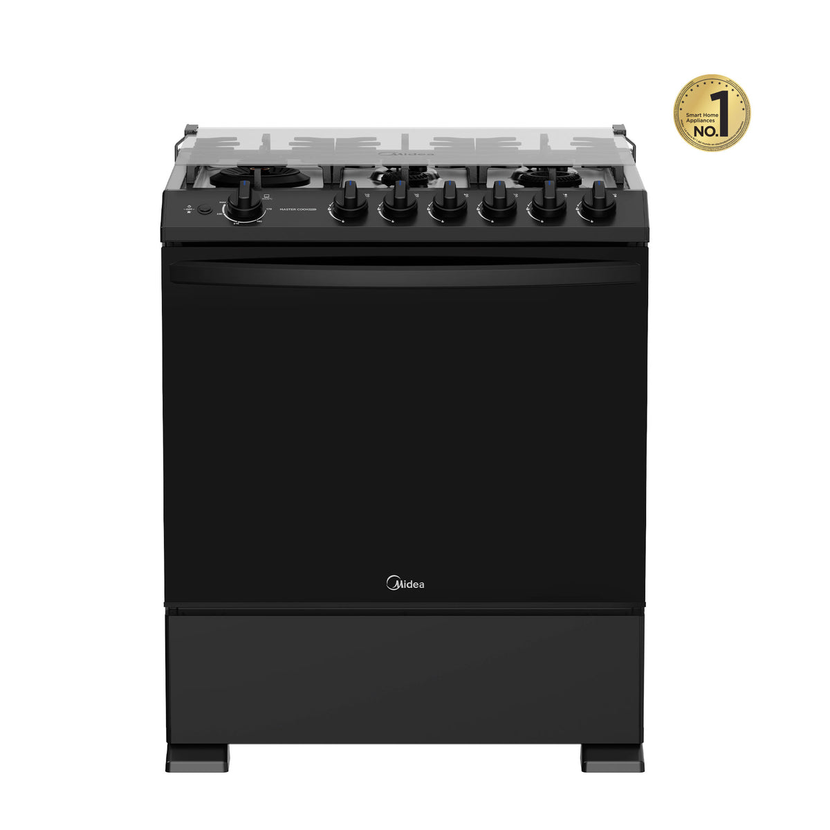 Estufa de piso Midea con capelo 30¨ MASTER COOK Pro Negra