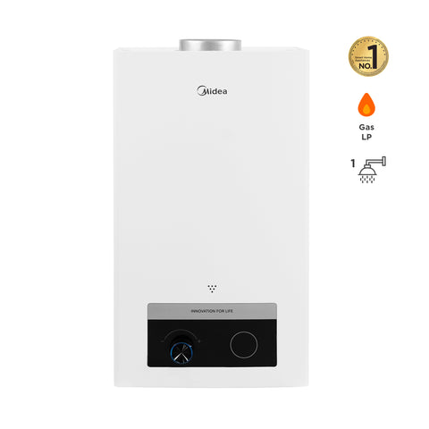 Calentador de Agua Midea Instantaneo, Gas LP , 6L