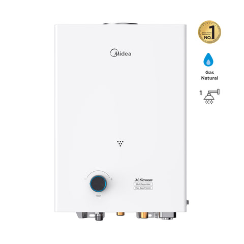 Calentador de Agua Instantaneo Midea Gas Natural 6L