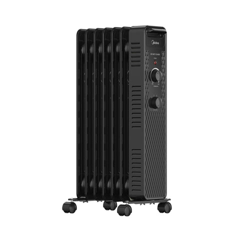 Calefactor Eléctrico Midea Pure Heat de Aceite Negro 25'