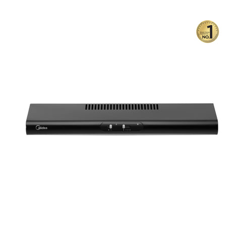 Campana De Pared Midea 24 Slim  Negra Mate