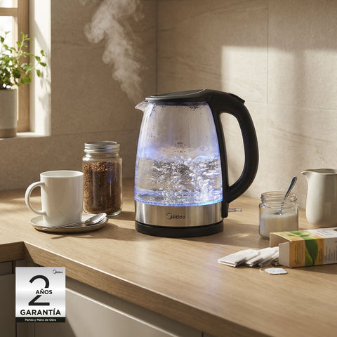 Hervidora de Agua Crystal Heat 1.7L