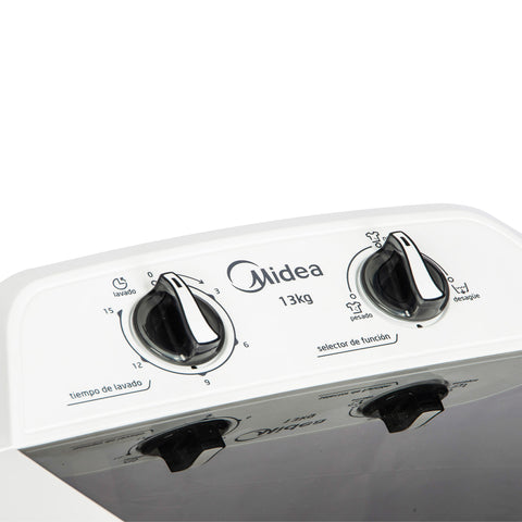Lavadora Midea 13 kg Manual Blanca