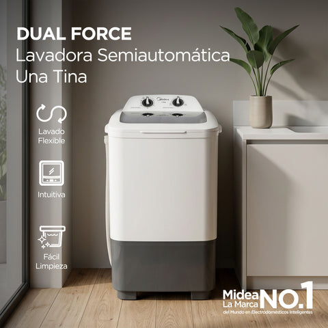 Lavadora Midea 13 kg Manual Blanca