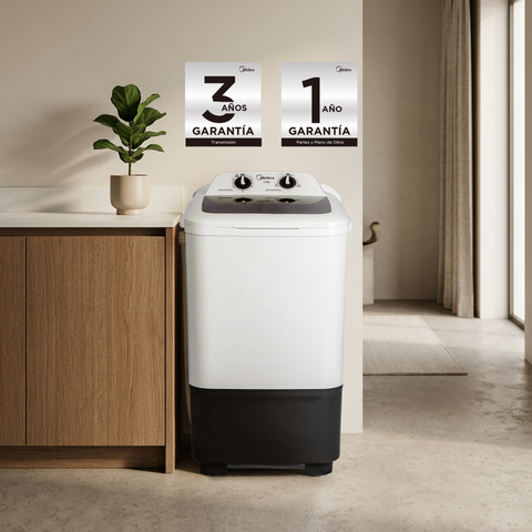 Lavadora Midea 13 kg Manual Blanca
