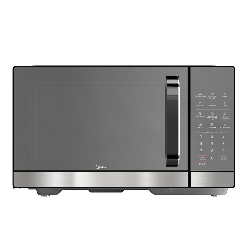 Horno microondas MIDEA 1.0 pies cubicos Negro / stainless steel