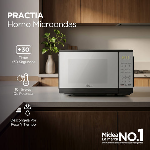 Microondas Midea Negro Capacidad 20 L