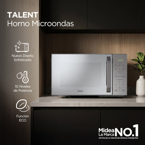 Microondas Midea 1.1 Pies Silver