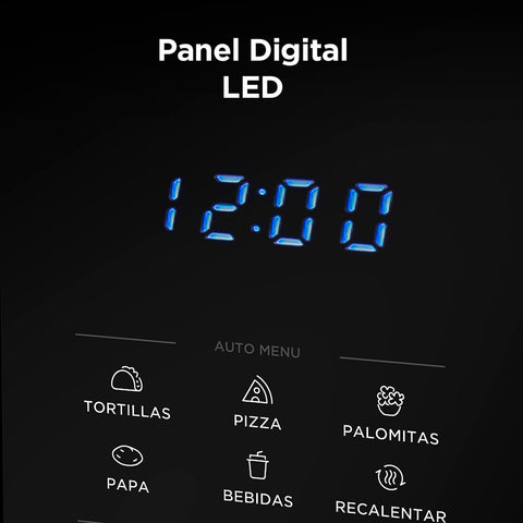 Horno de microondas Midea 1.1 pies cúbicos (32L) SmartECO Gris