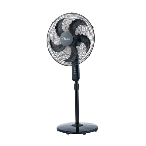 Ventilador Midea De Pedestal 3 en 1 piso, Pared, Mesa, 5 Aspas, 3 Vel Negro