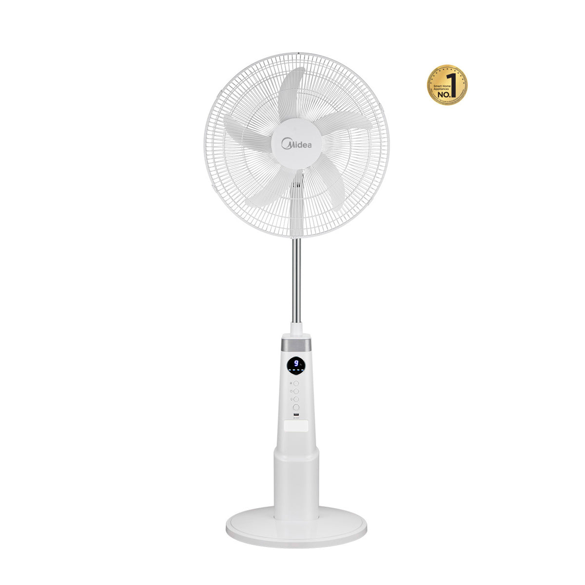 Ventilador Inalámbrico 18 pul Midea MSF18MRCBK Blanco