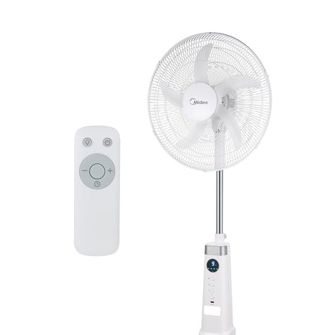 Ventilador Inalámbrico 18 pul Midea MSF18MRCBK Blanco