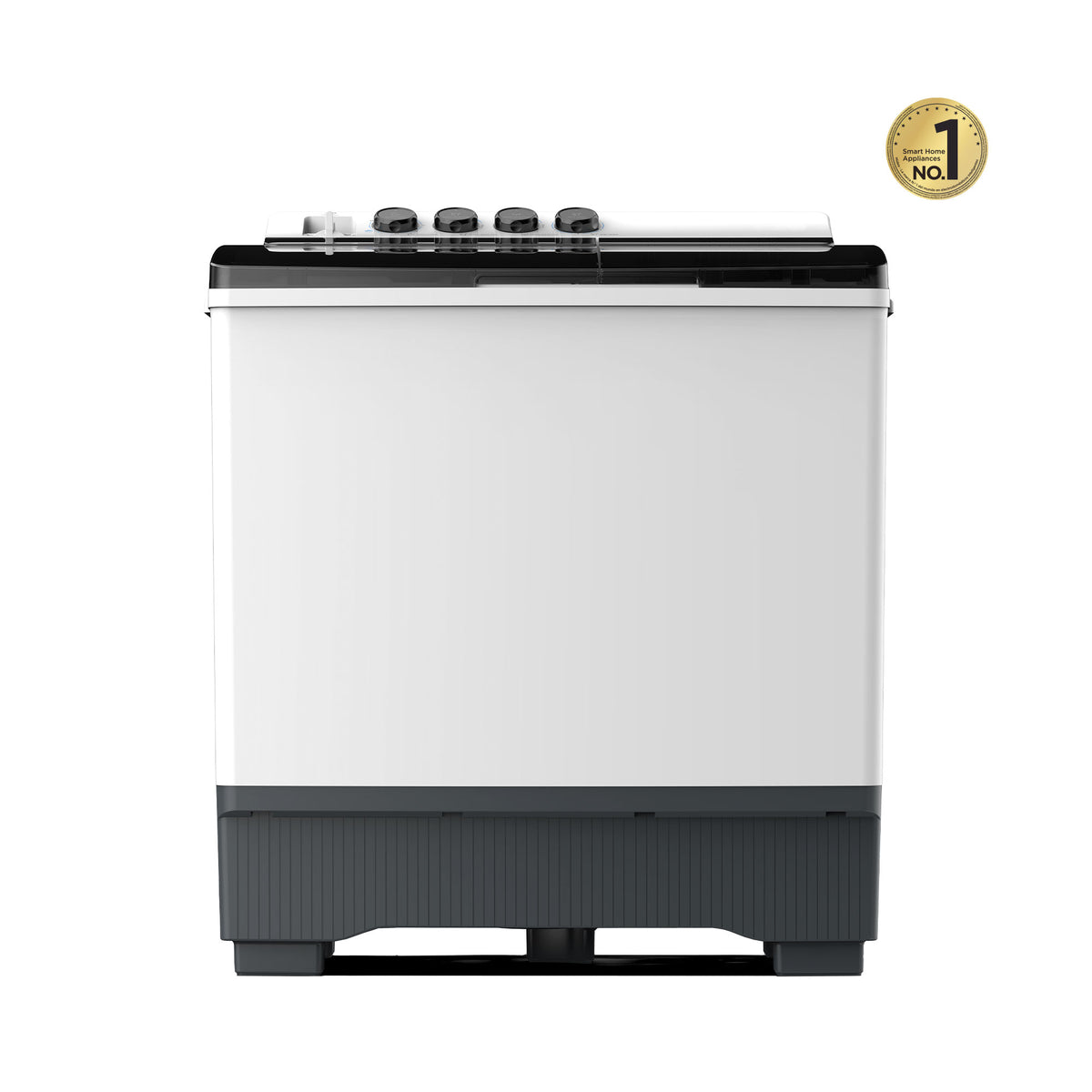 Lavadora Semiautomática Midea Doble Tina 17kg Blanca