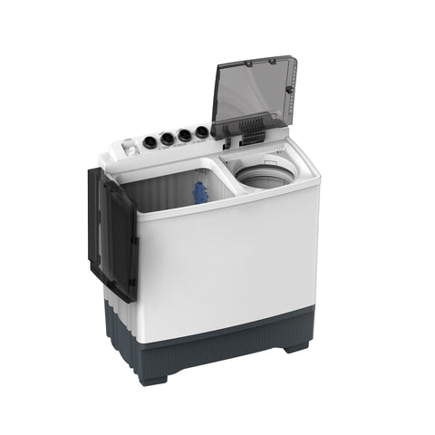 Lavadora Semiautomática Midea Doble Tina 17kg Blanca