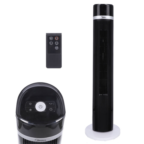 Ventilador de Torre 42" Midea Blanco con Negro  MTF18TR