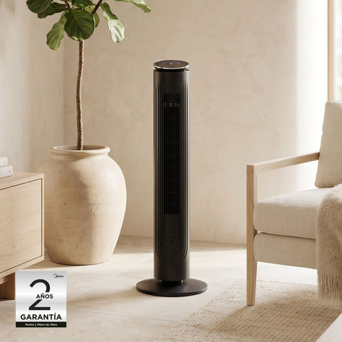 Ventilador de Torre Midea Cool Essence 42 pulgadas Negro