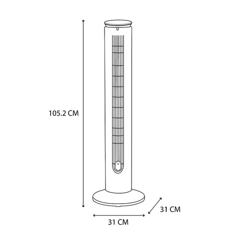 Ventilador de Torre Midea Cool Essence 42 pulgadas