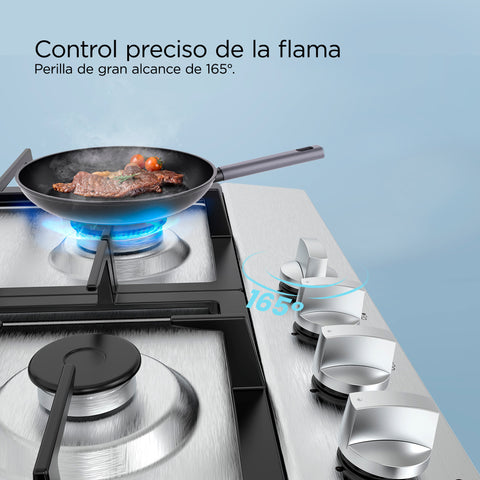 Parrilla Empotrable a Gas Midea 30' Acero Inoxidable