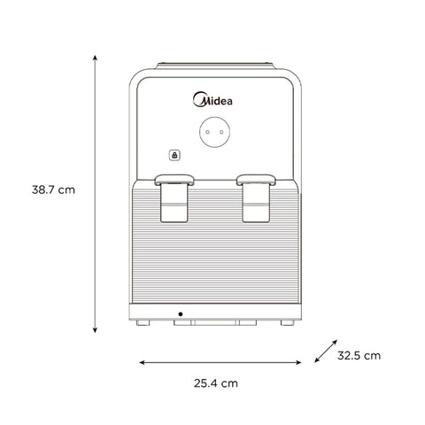 Dispensador de Agua Midea Carga Superior